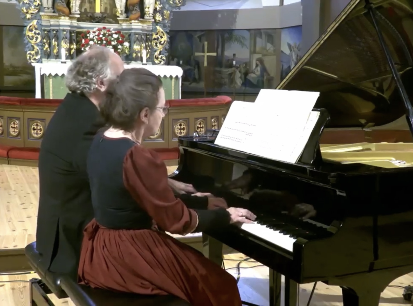Orgel fyra händer