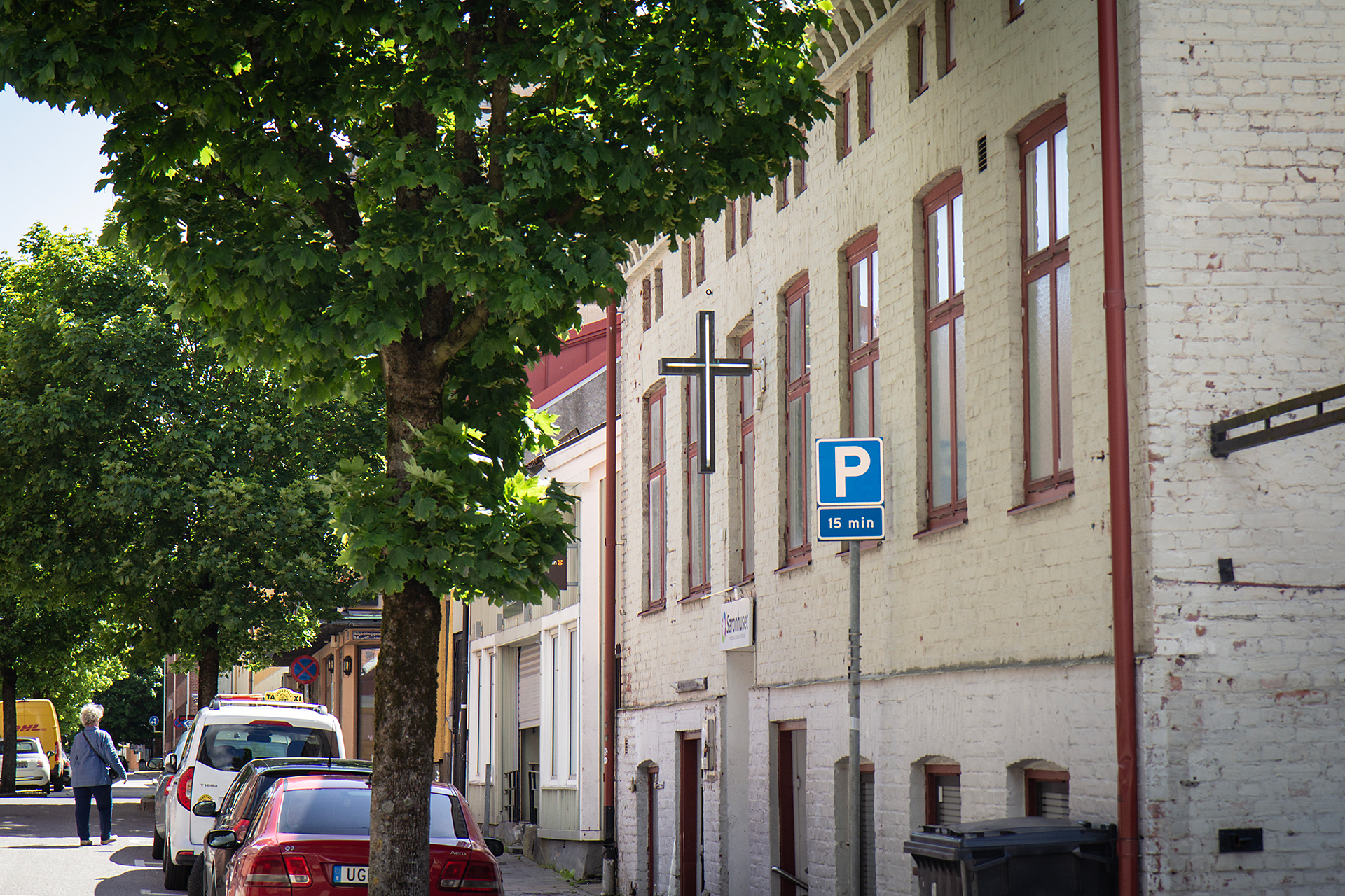 Saronhuset, exteriör.