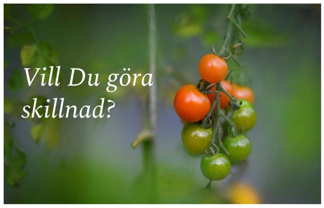 Vill du göra skillnad