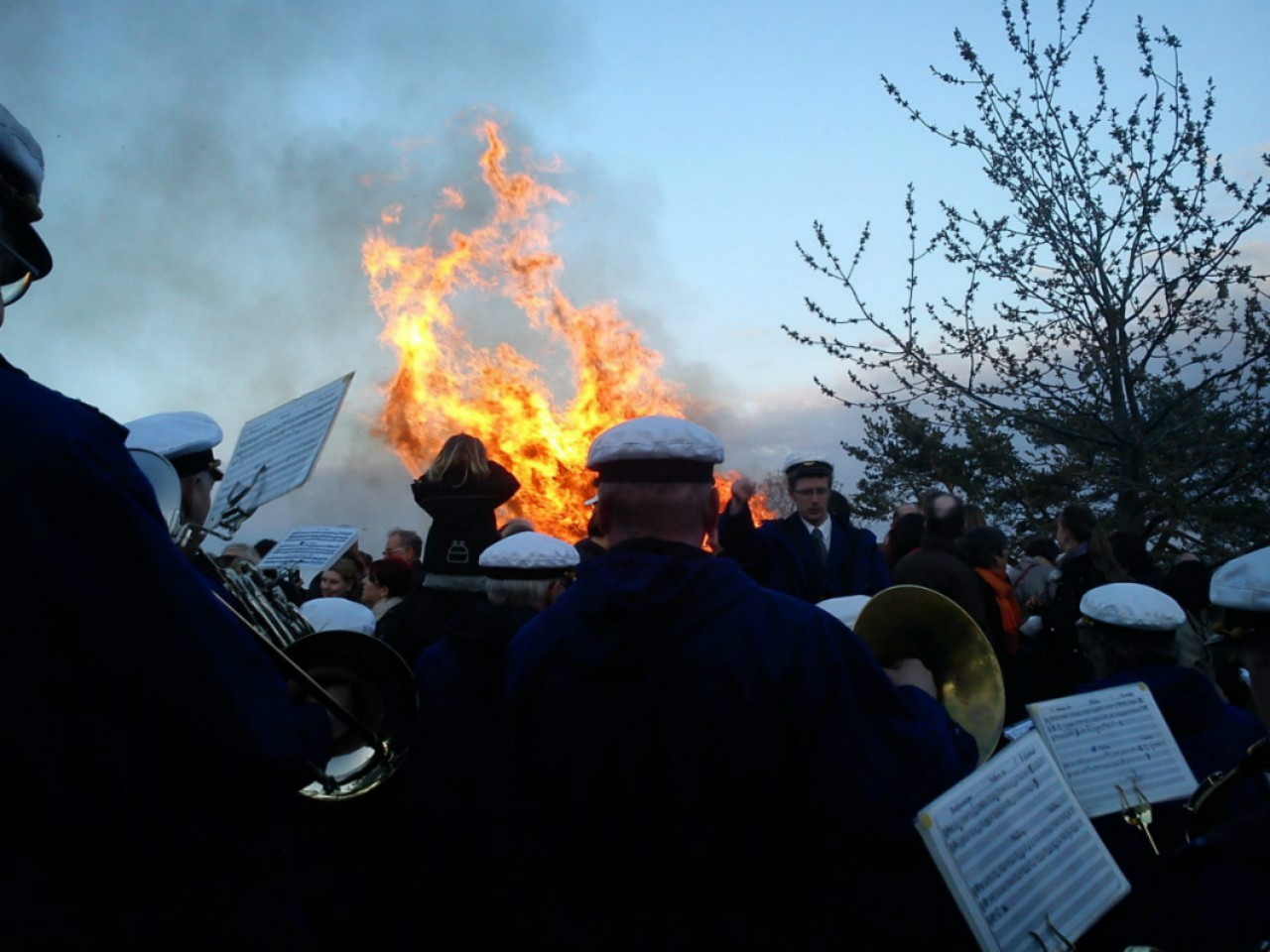 Valborgseld på Stora Essingen