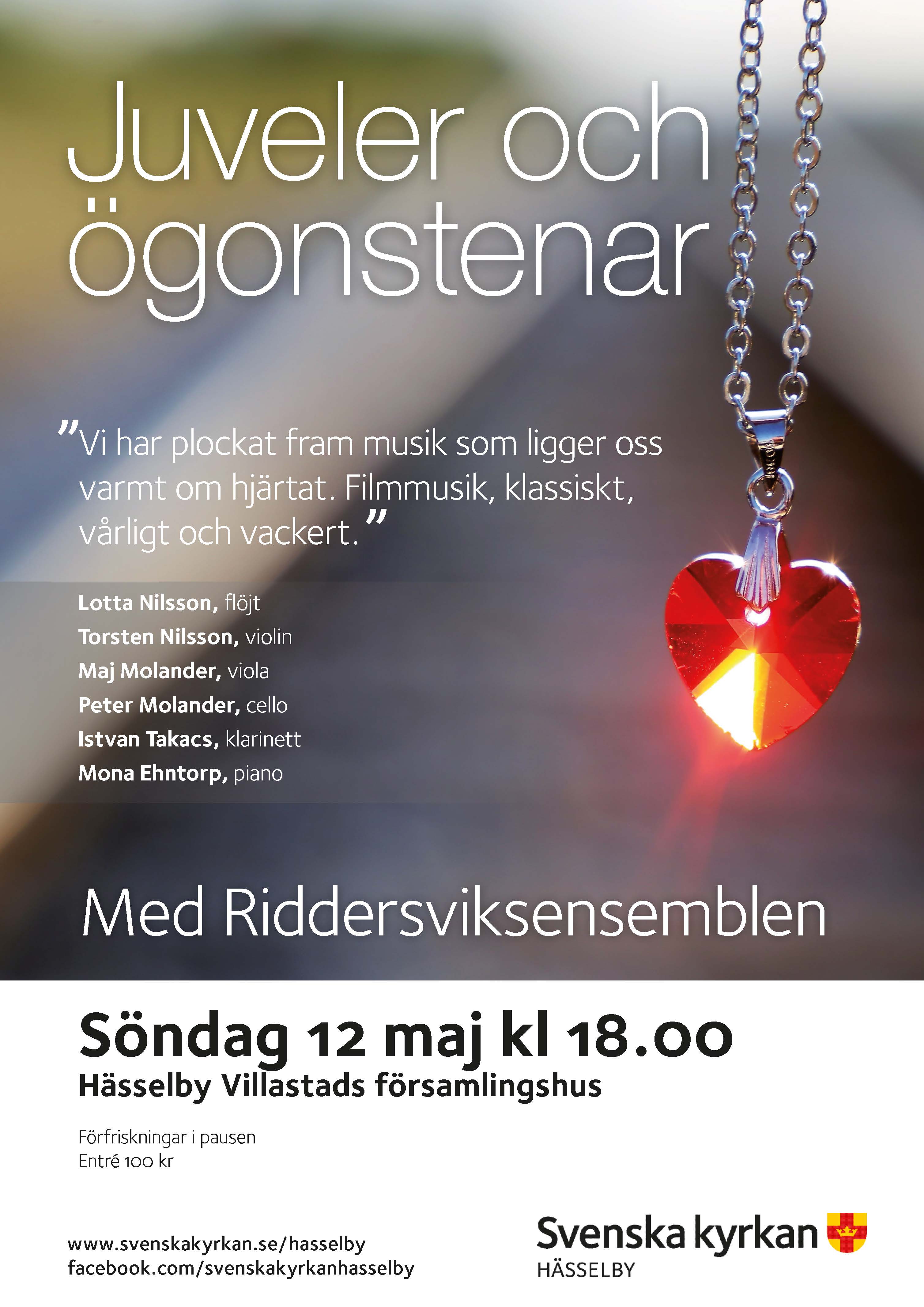 Juveler och ögonstenar med Riddersviksensemblen m fl.