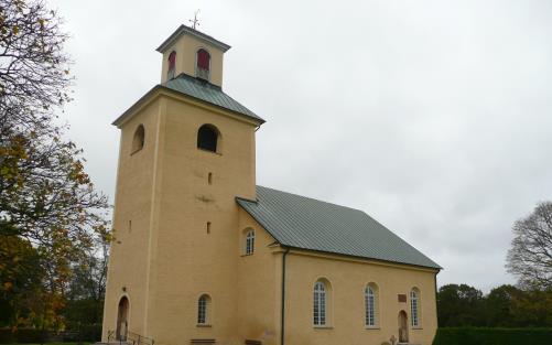 Böda kyrka från sydväst