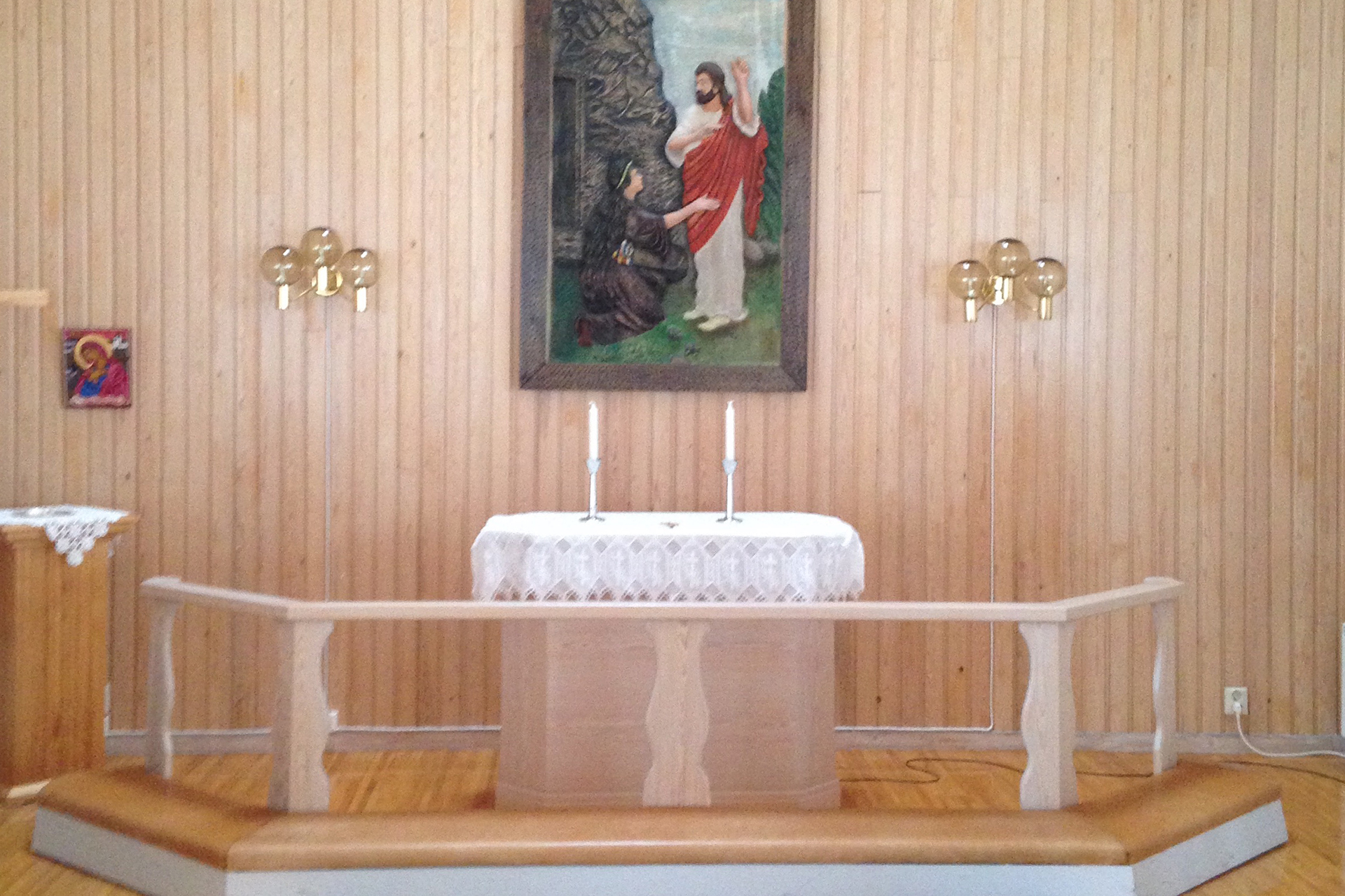 Koret i Bredåkers kyrka.