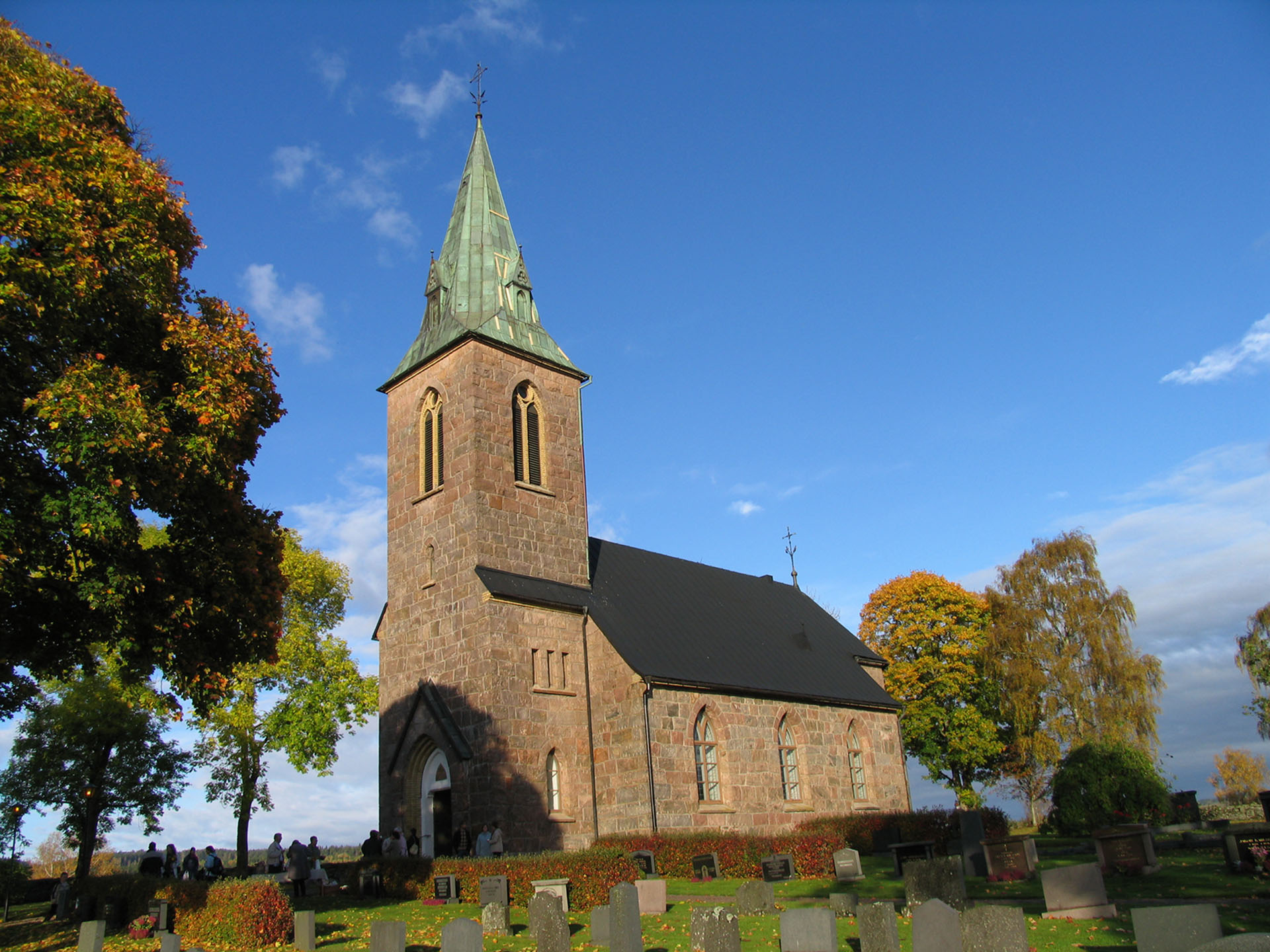 Brunns kyrka exteriört