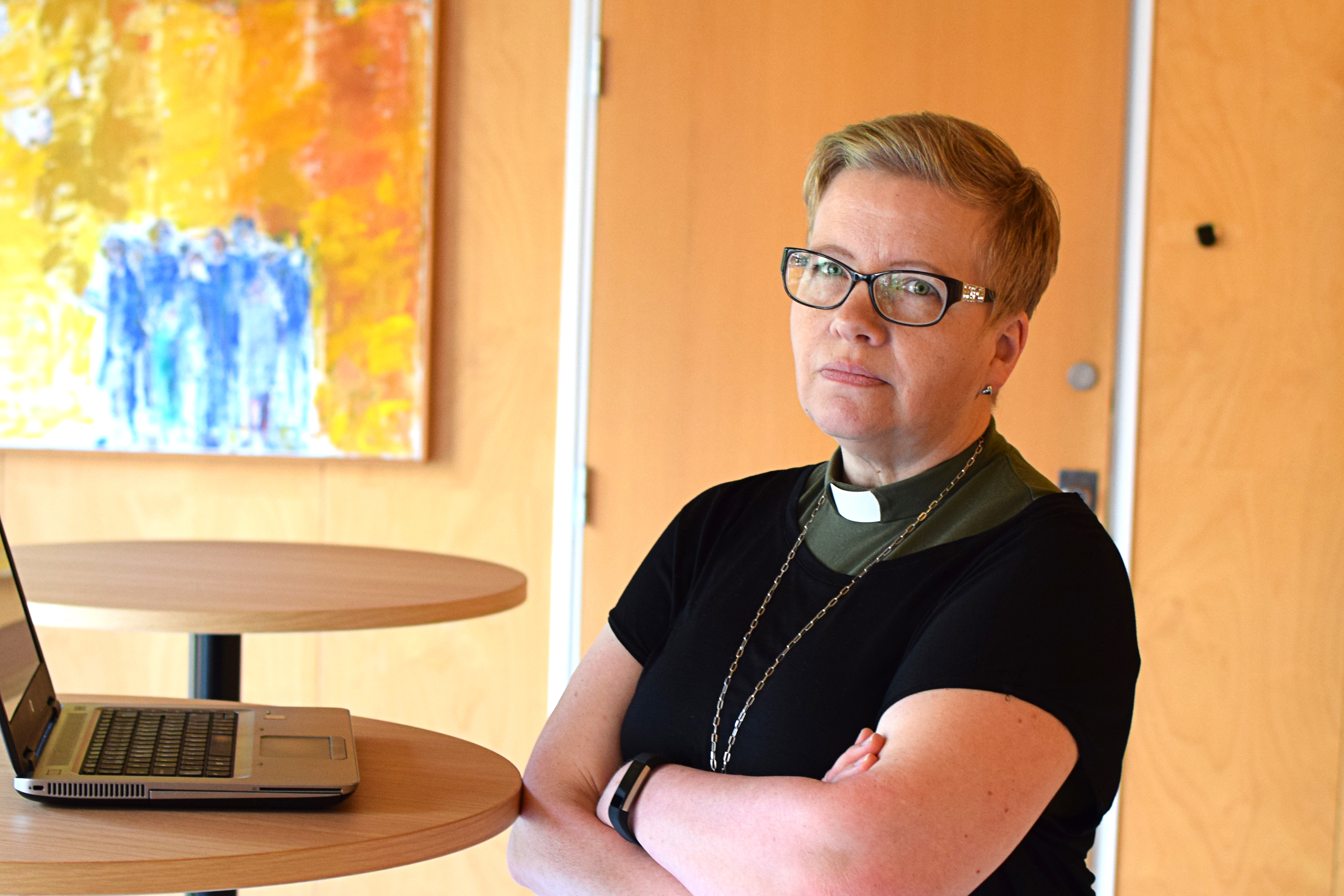 Charlotte Säll arbetar som diakon i Värnamo pastorat.