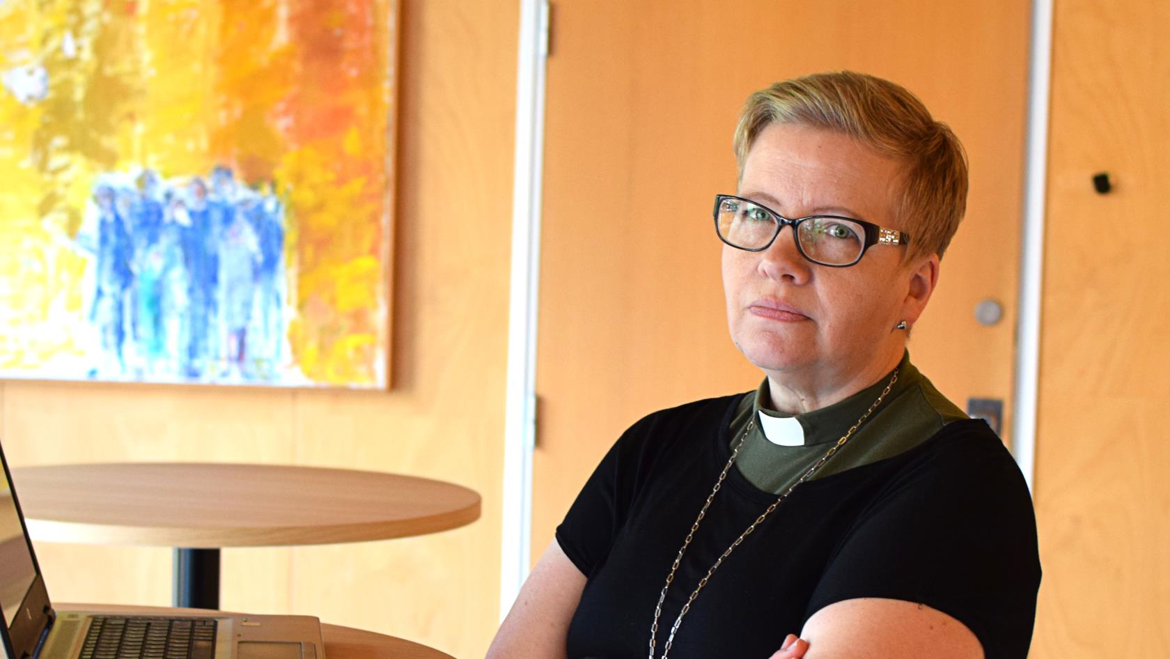 Charlotte Säll arbetar som diakon i Värnamo pastorat.