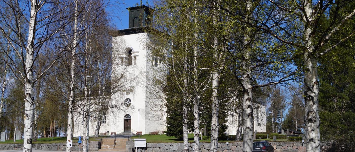 Vy mot Överluleå kyrka.