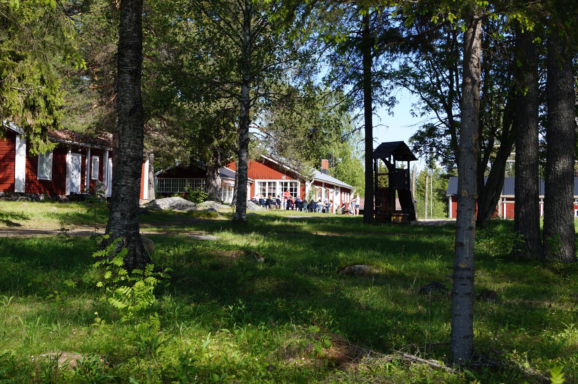 Vy från Strömsunds lägergård.