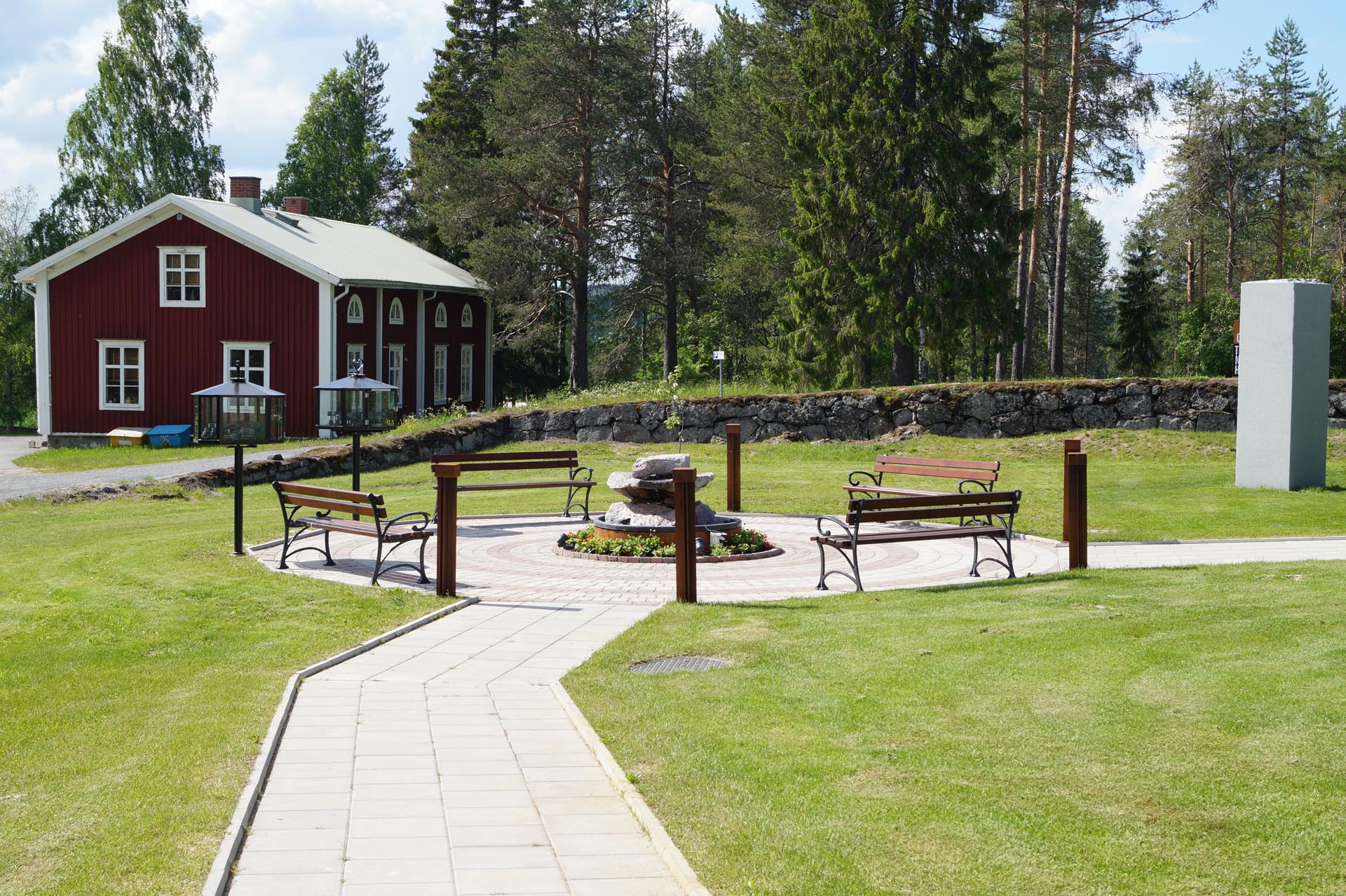 Askgravlunden vid Överluleå kyrka.