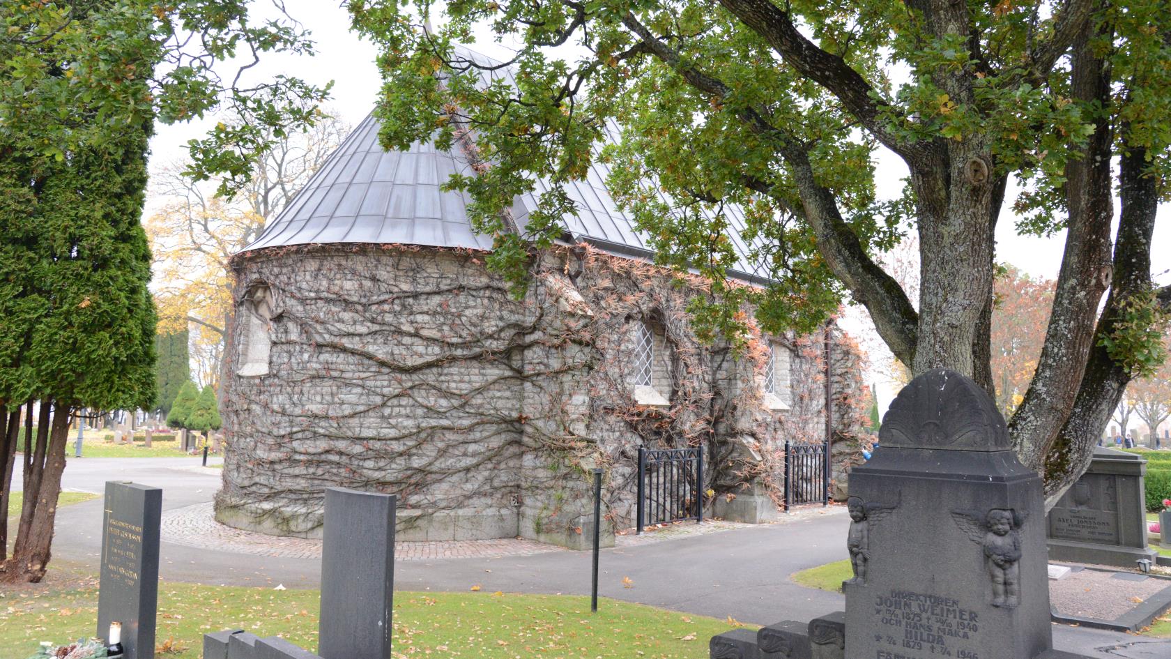 Dunkehalla kapell används mest till begravningar och minnesstunder
