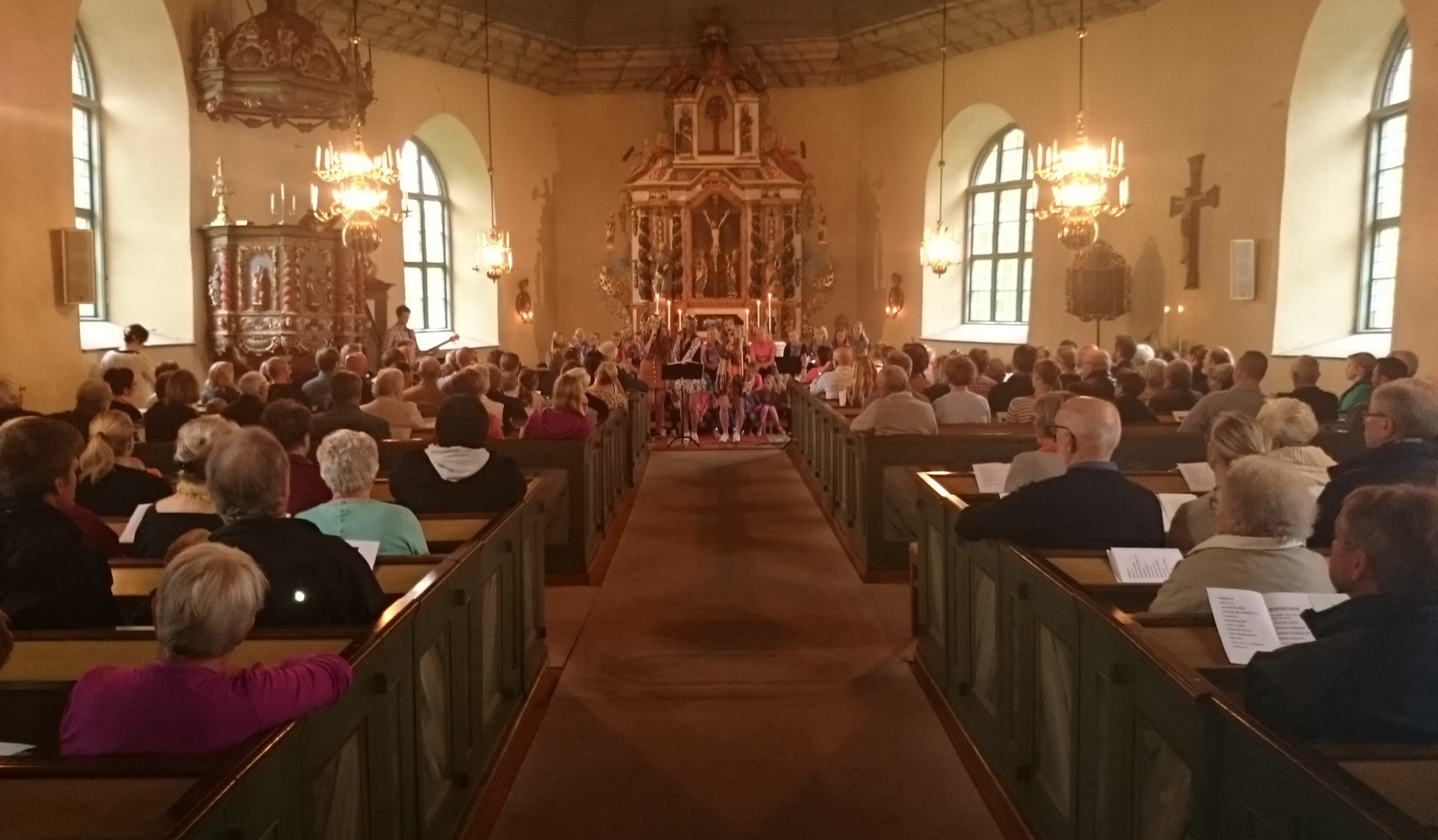 ABBA-konsert i Stavnäs kyrka