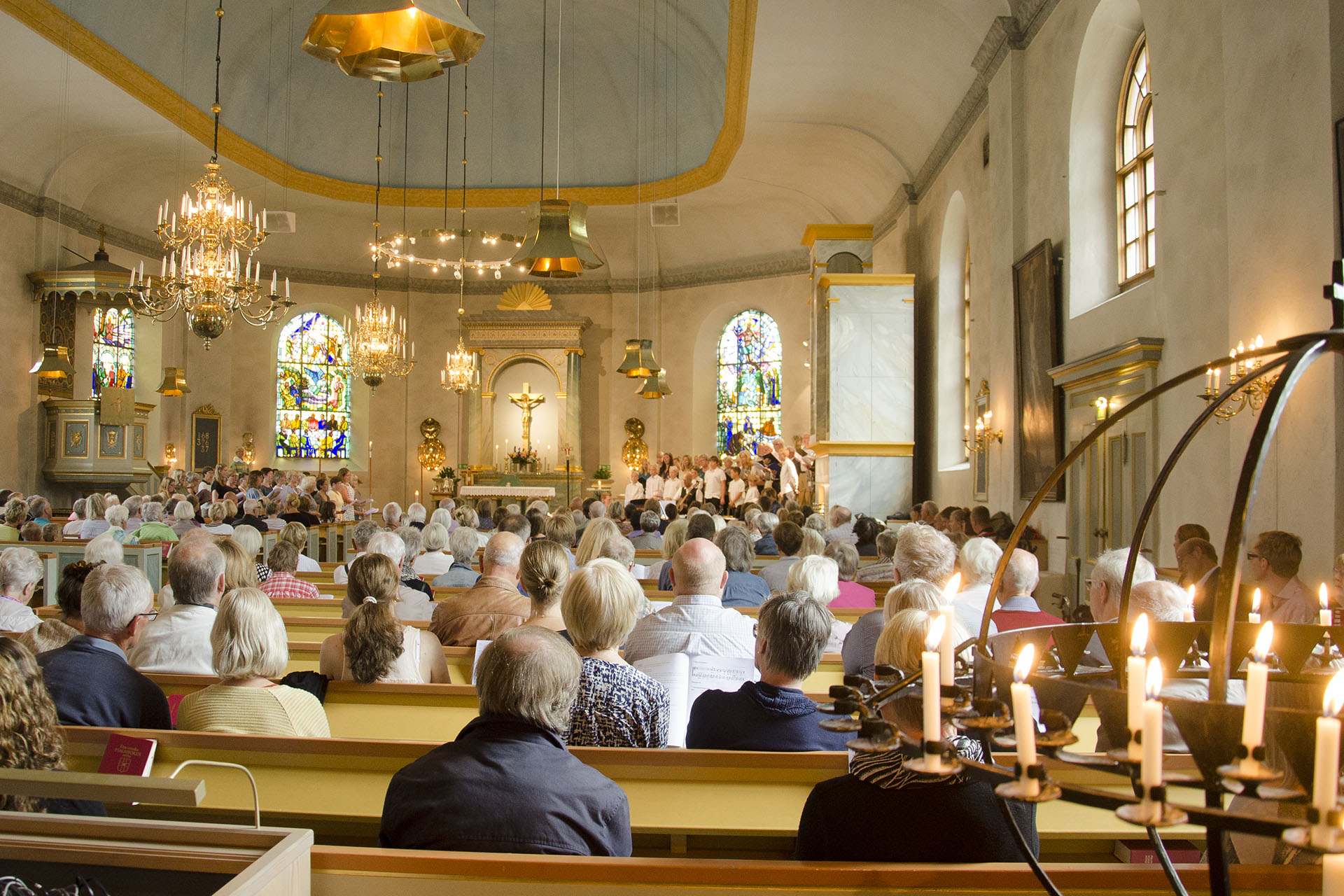 Festgudstjänst i Varbergs kyrka