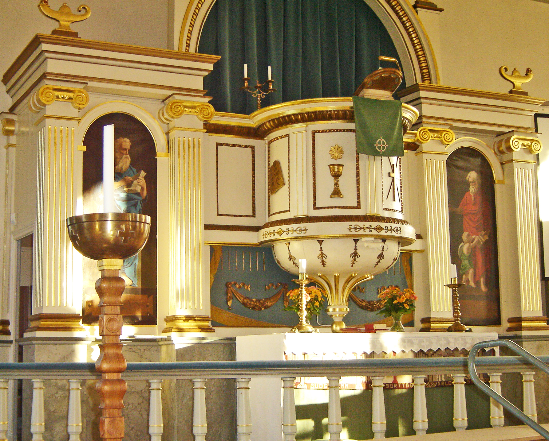 Predikstolen i Glimåkra Kyrka