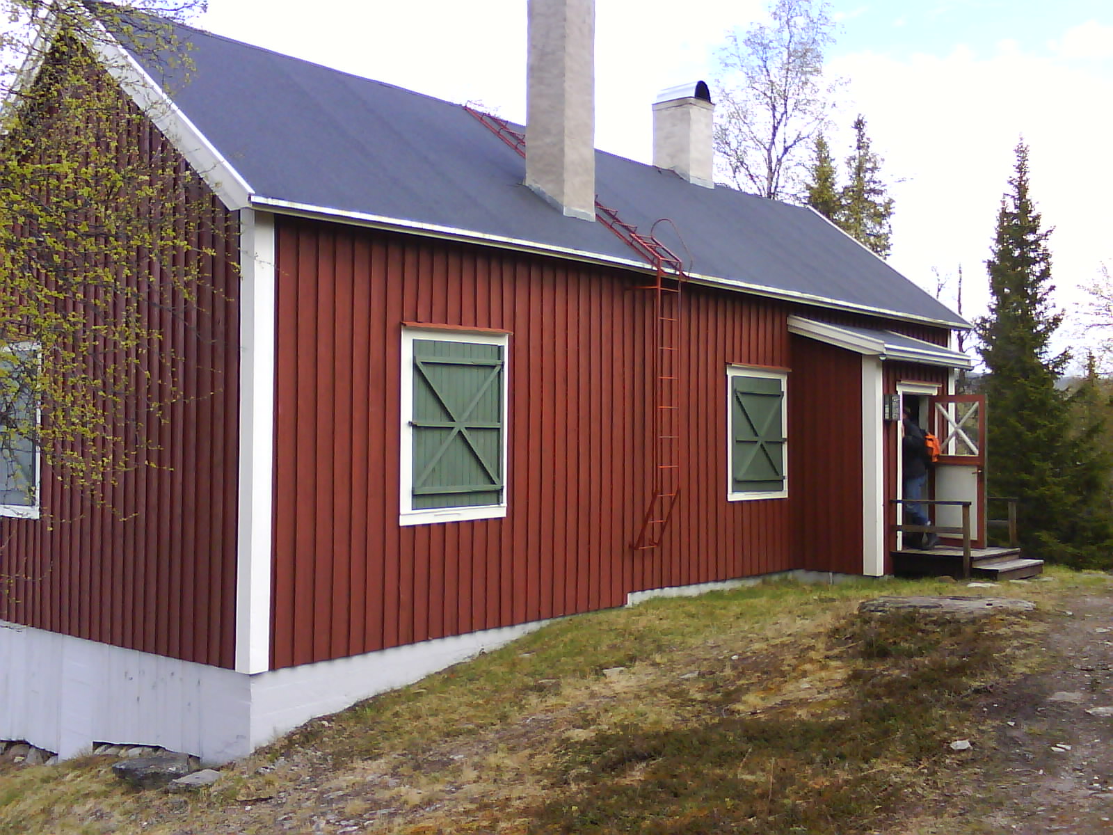 Det röda härberget vid Viktoriakyrkan