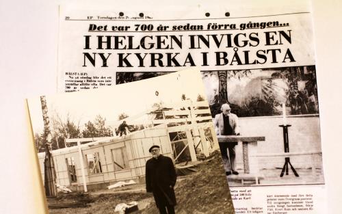 Artikel och bild från när Kyrkcentrum invigdes 1 september 1980