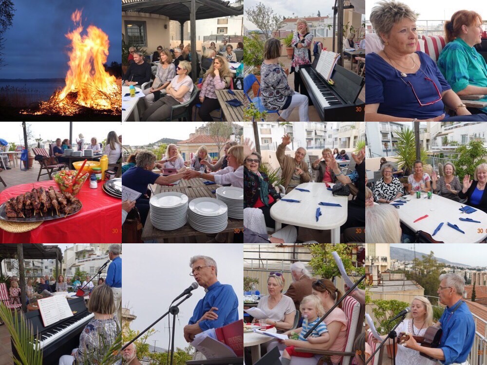 Valborgsfirandet i Aten, Grekland