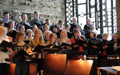 Körövning inför 50-årsjubileet