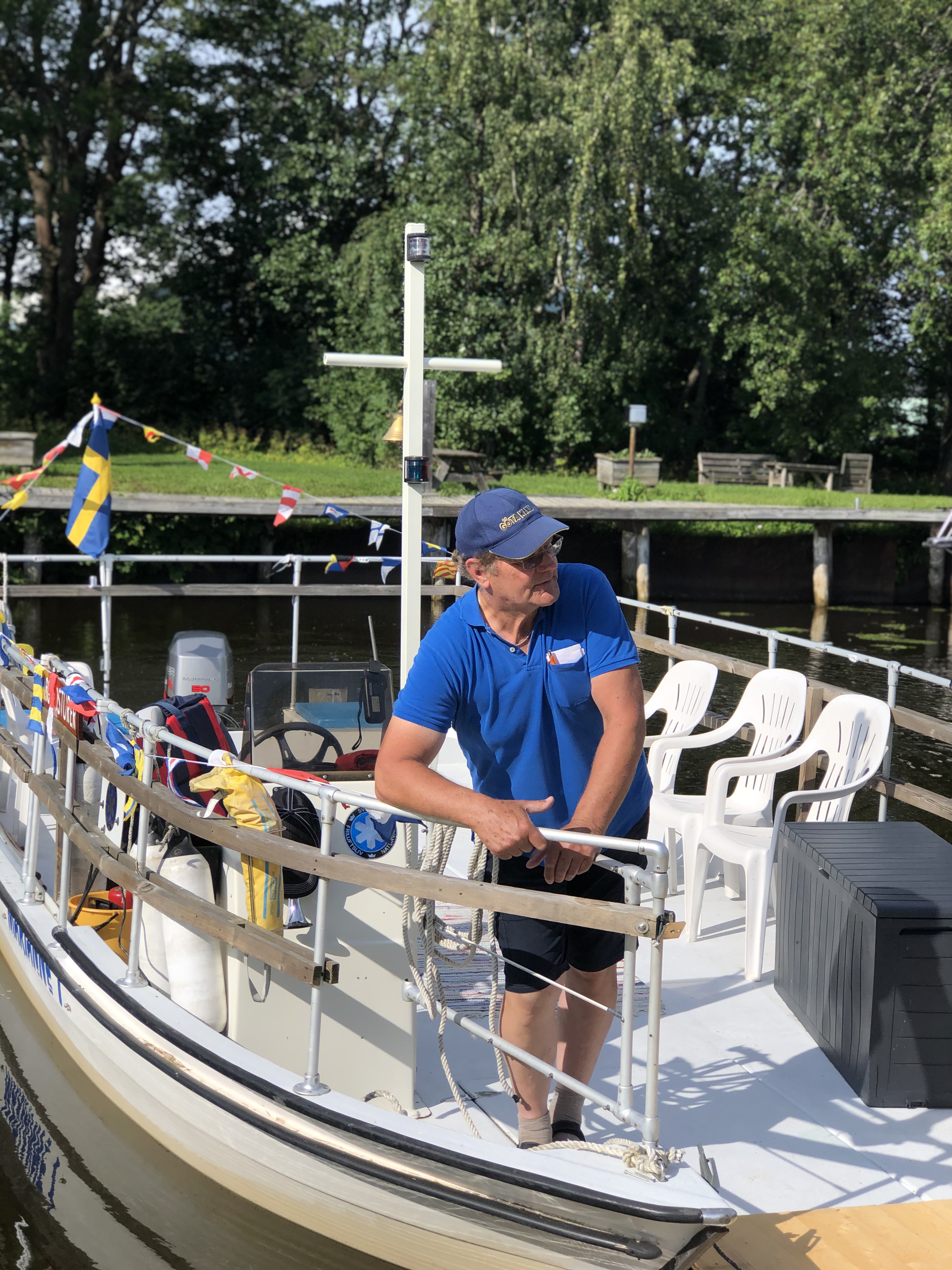 Skepparen Bengt-Olov Jansson från Ledskär