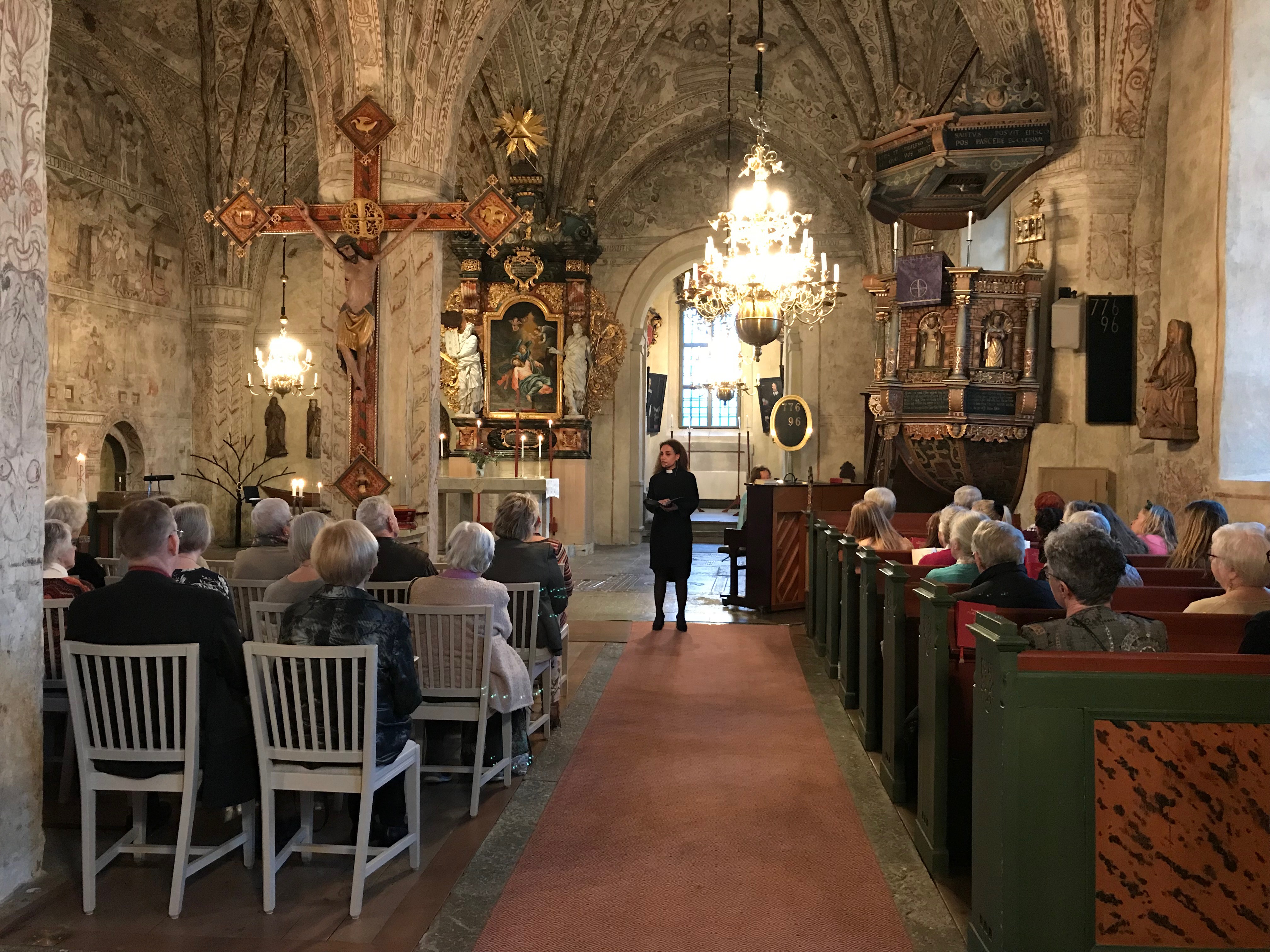 Gudstjänst i Glanshammars kyrka