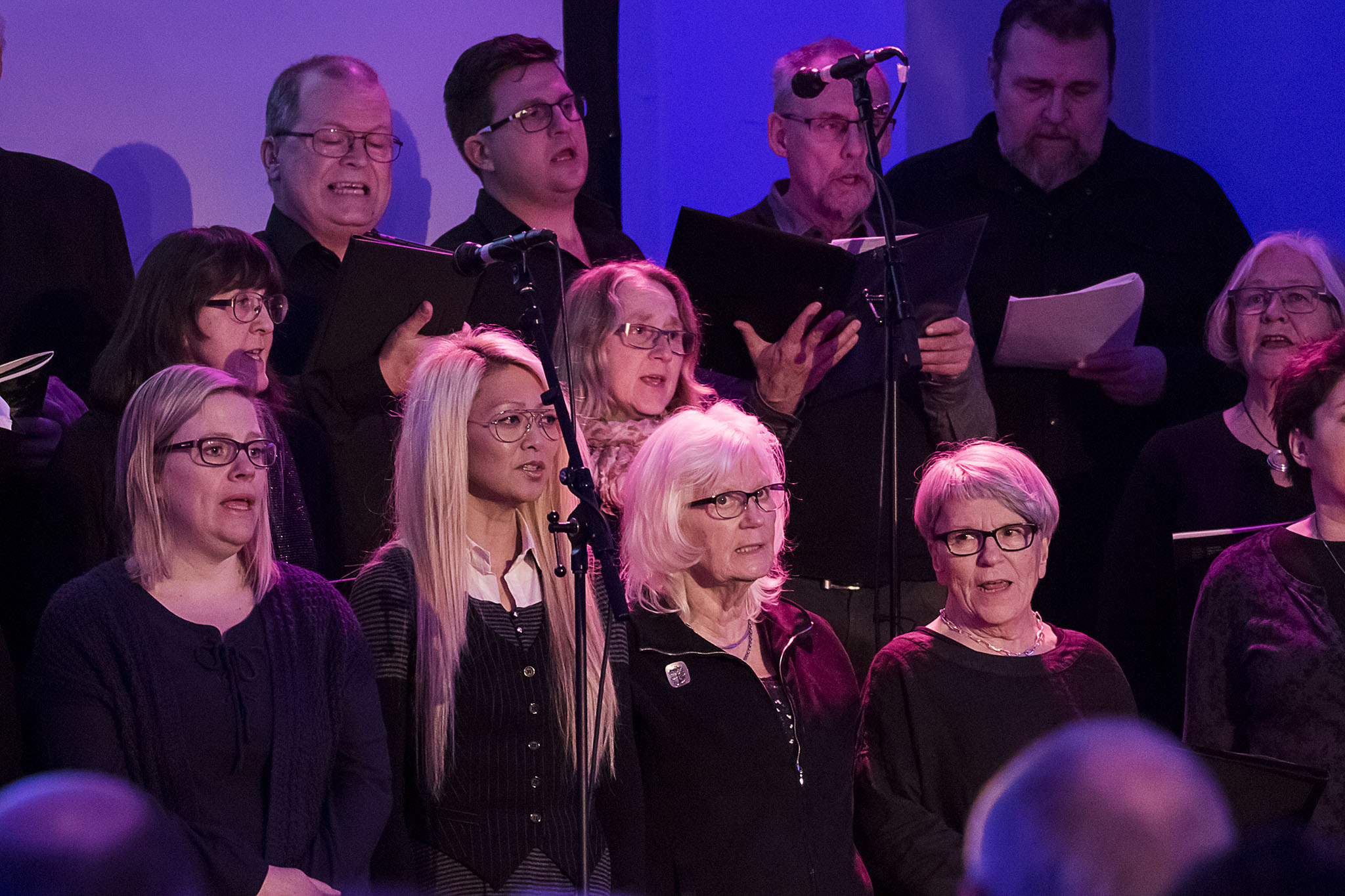 Körsång i Ljungs kyrka våren 2016