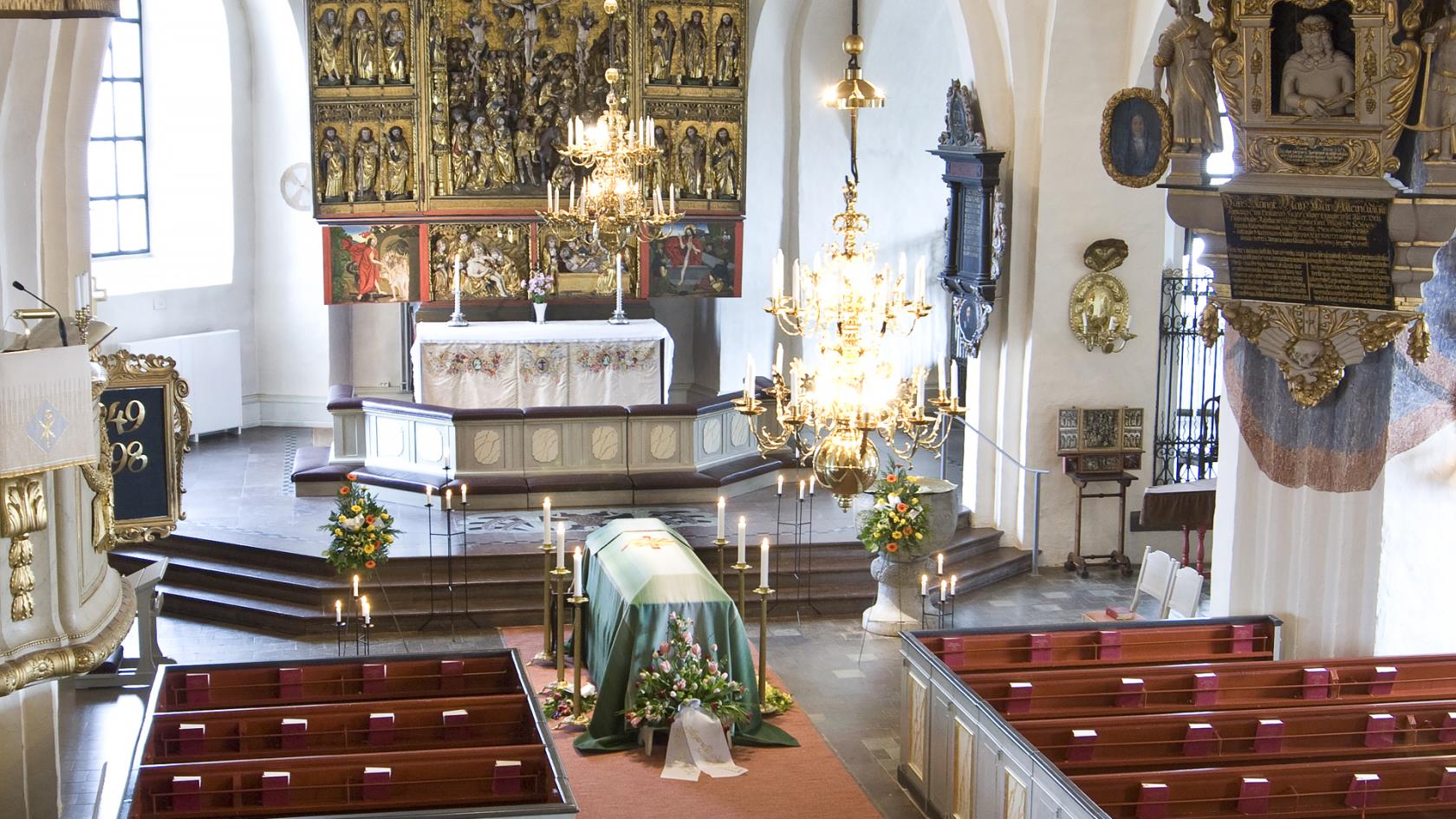 Kista i Nicolai kyrkan