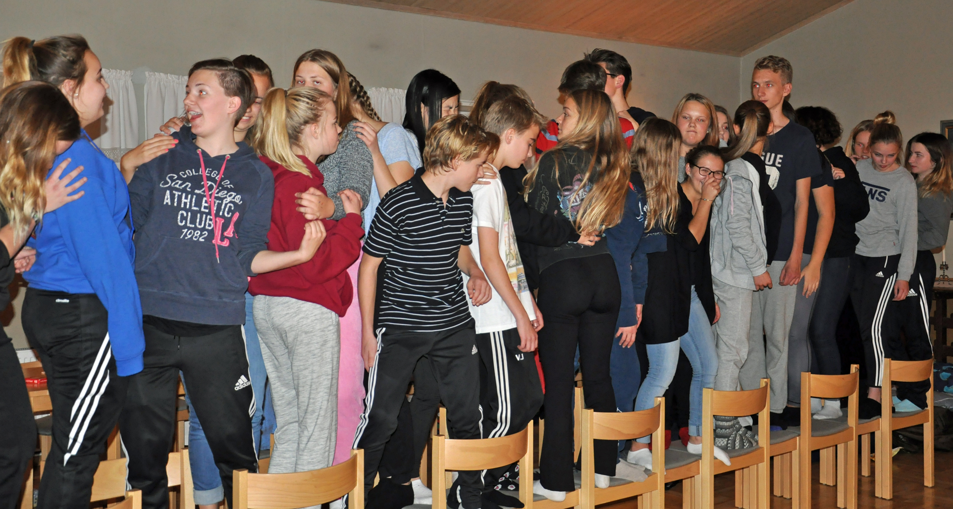 Första träffen för 2016-17 års konfirmander i Gagnefs pastorat.