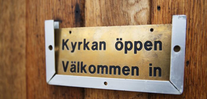 Kyrkan är öppen