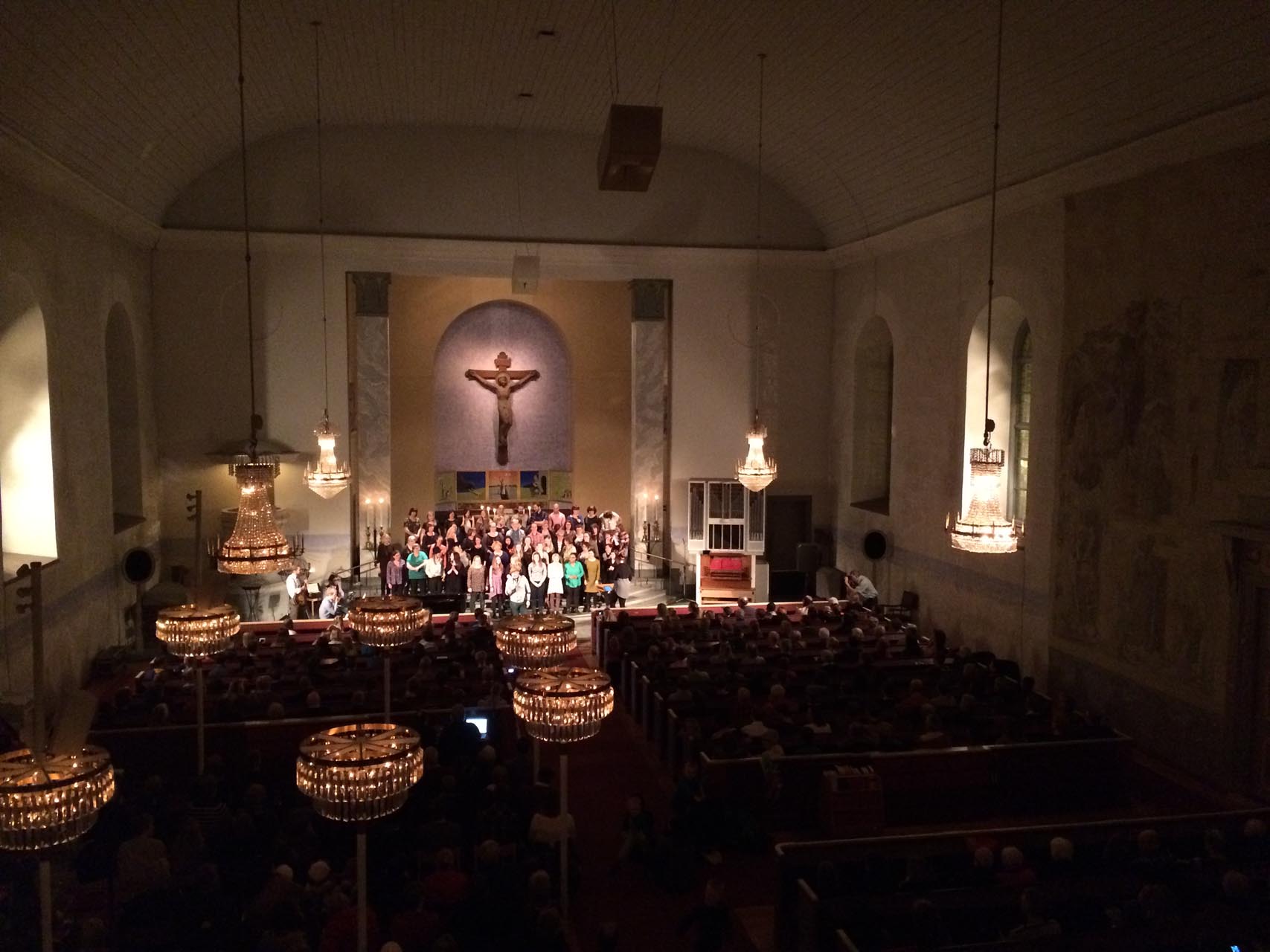 Konsert i Överluleå kyrka.