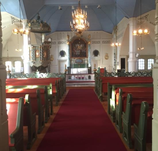 Interiör Arjeplogs kyrka