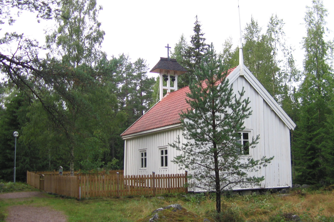 Löruddens kapell i Njurunda socken, byggd på 1620-talet. 