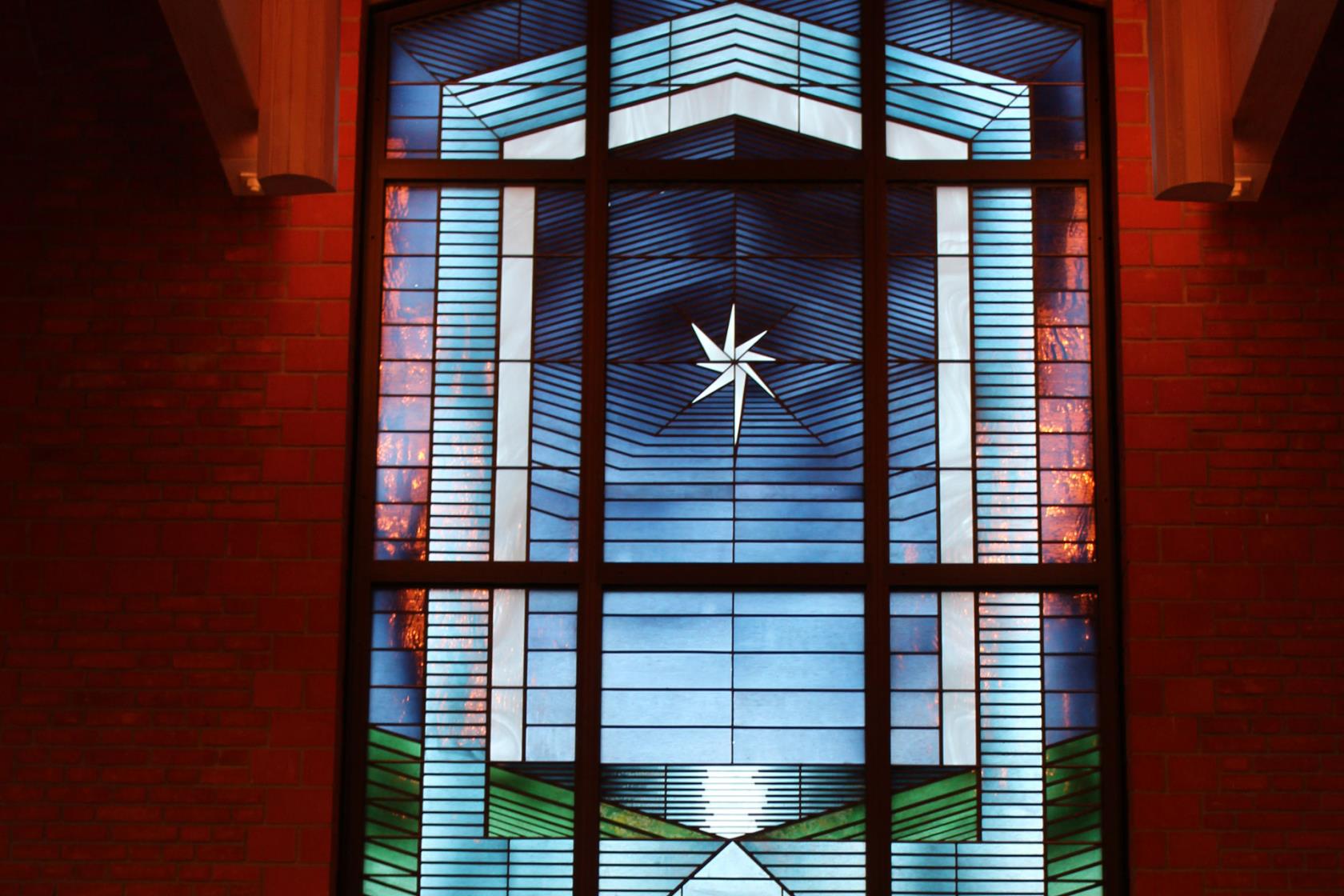 Fönster i Ljusets kapell