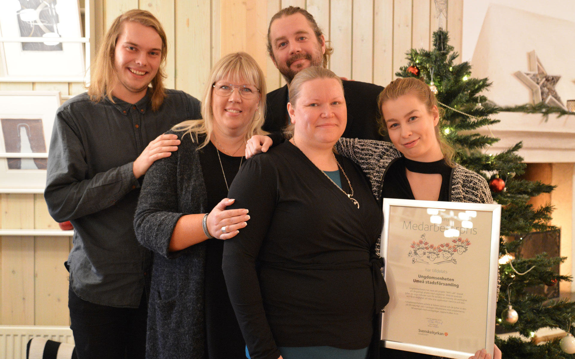 Pristagarna arbetar med ungdomar i Svenska kyrkan i Umeå.