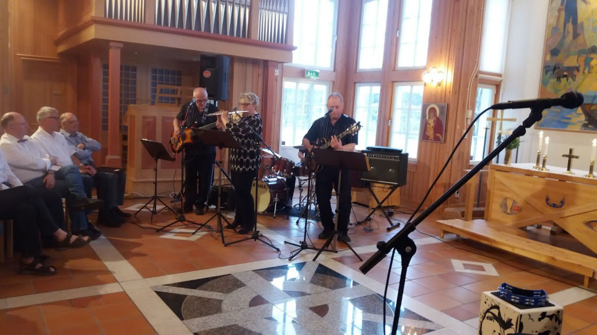 Trio med flöjtsolo i Mariakyrkan