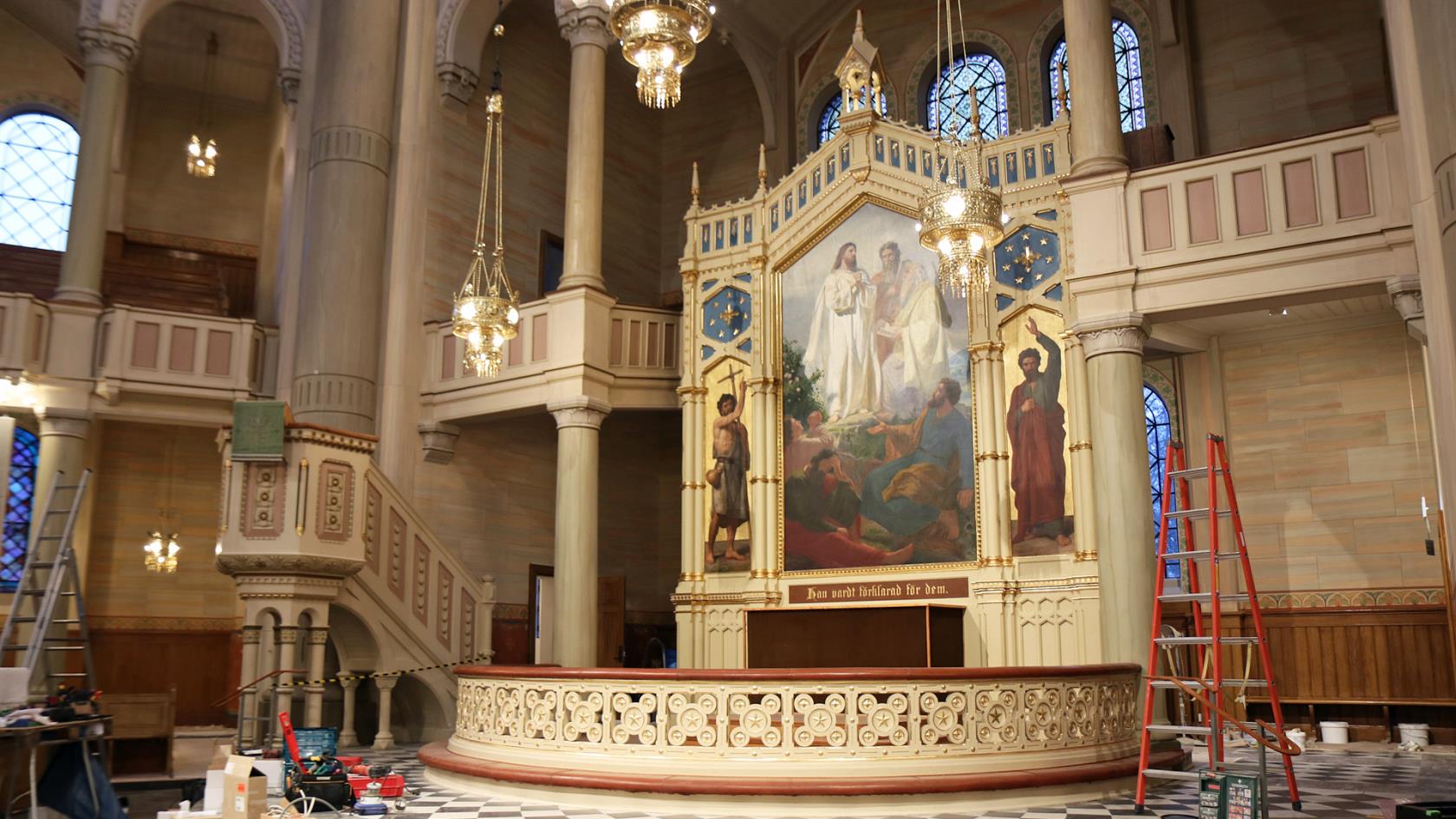 Snart är renoveringen av Sankt Pauli kyrka i Malmö klar.
