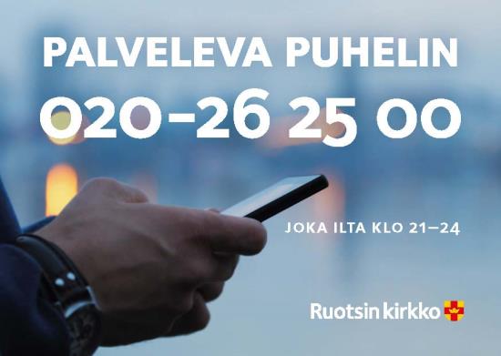 Palveleva puhelin, finskspråkig telefonjour.