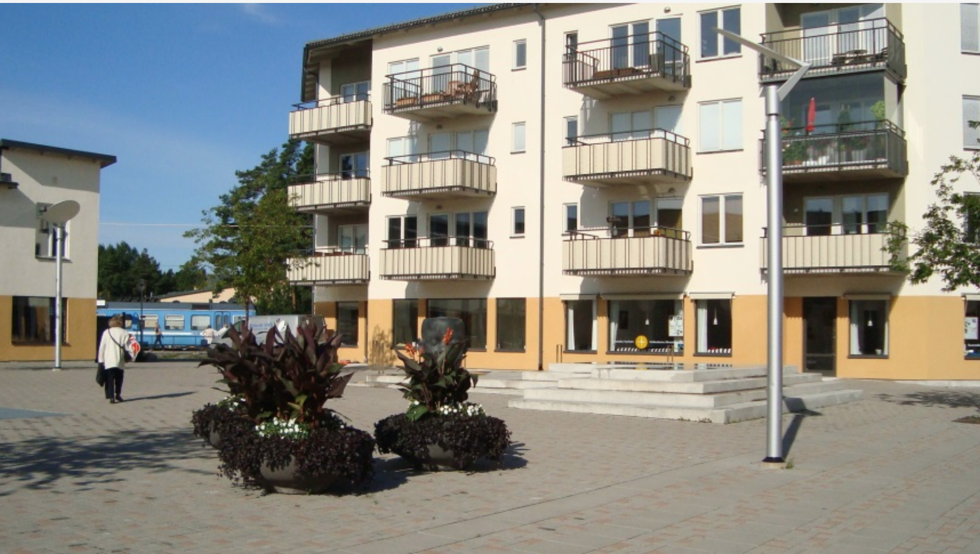 Kvarteret med flerbostadshus i Bällstaberg där Bällstabergslokalen ligger.  