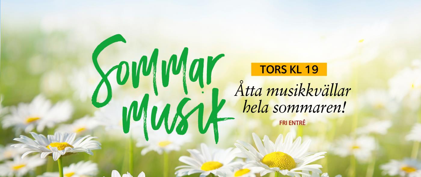 Åtta musikkvällar hela sommaren | 25 juni-16 augusti | Programmet