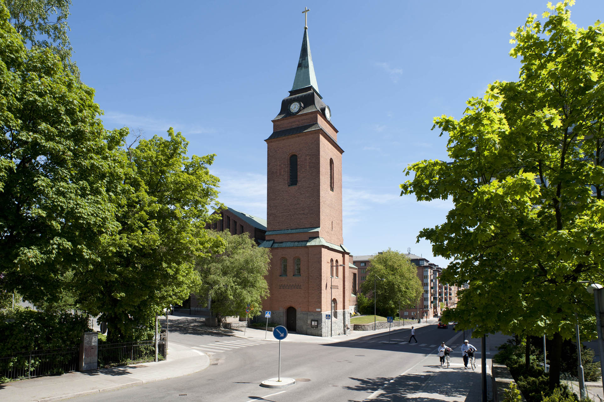 S:t Görans kyrka sedd utifrån