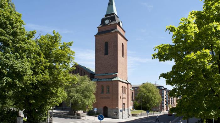 S:t Görans kyrka sedd utifrån