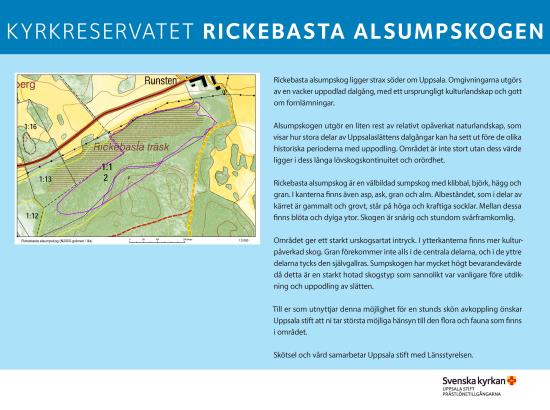 Kyrkreservat Rickebasta Alsumpskogen