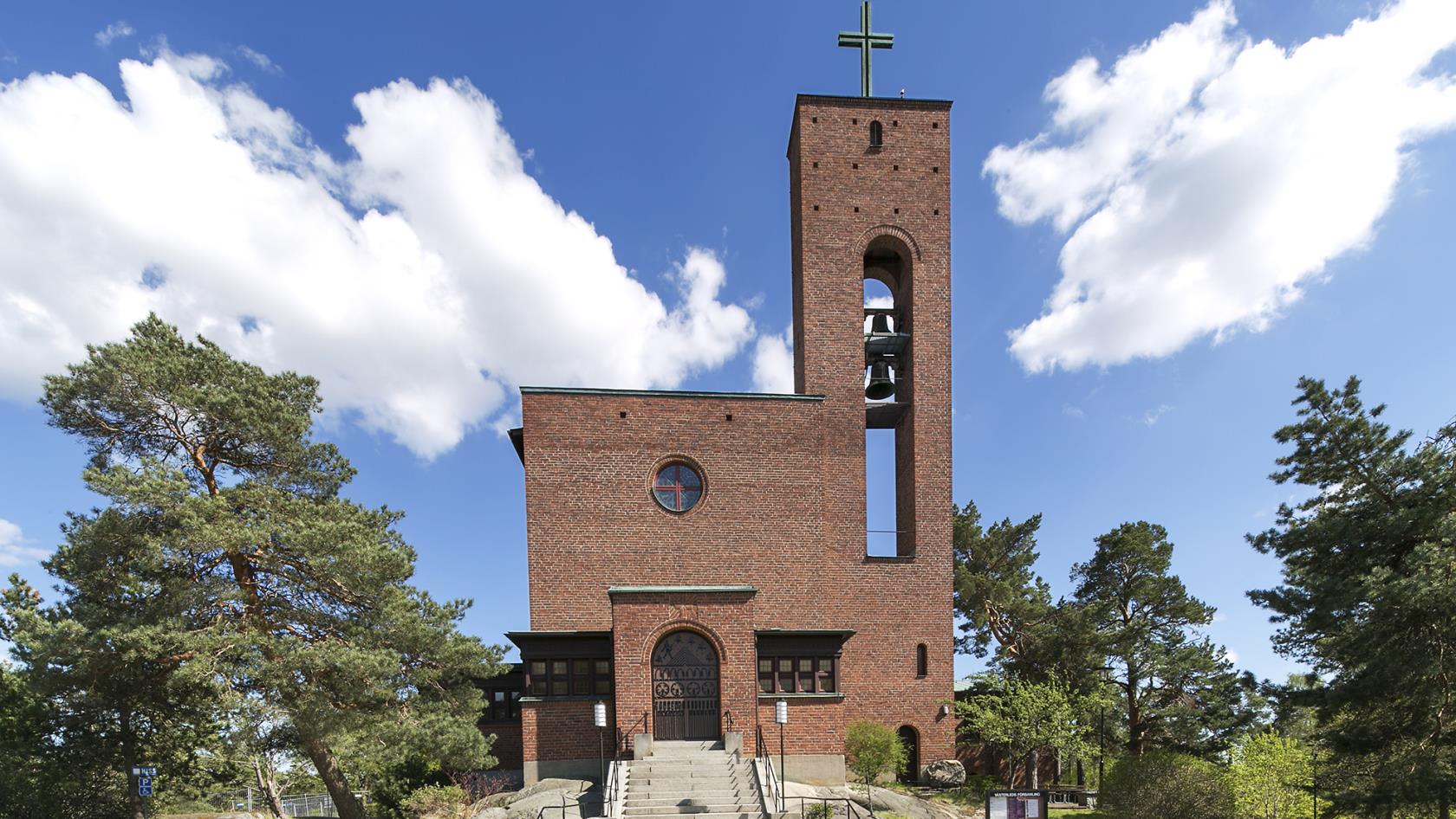 Västerledskyrkan i Äppelviken. 