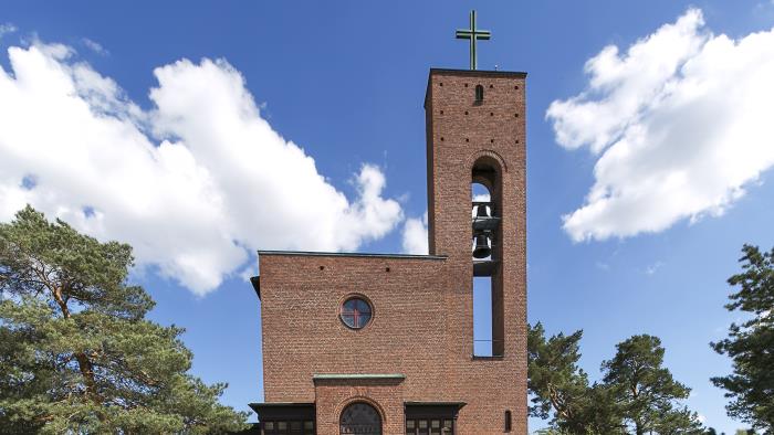 Västerledskyrkan i Äppelviken. 