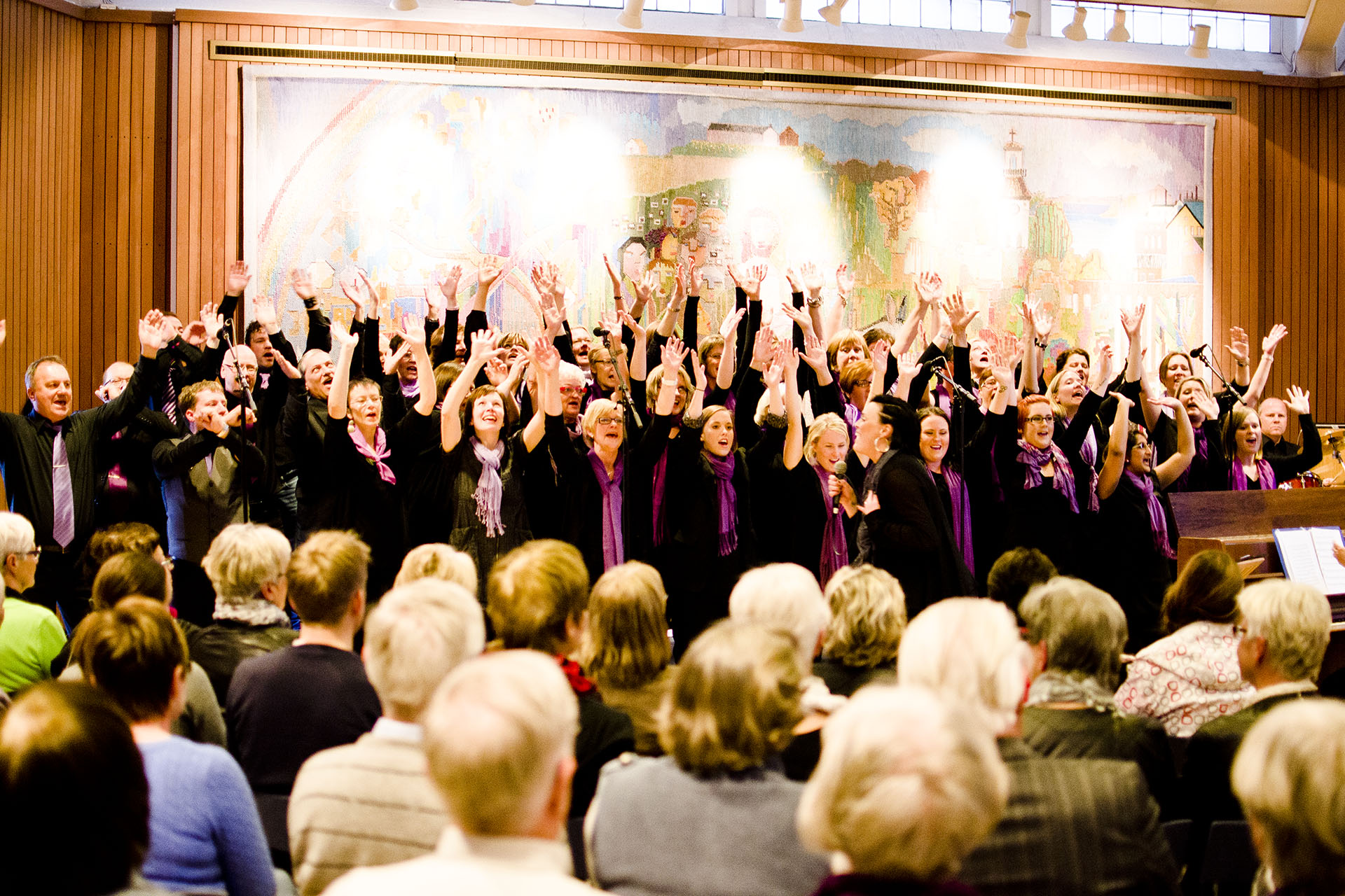 Varberg Gospel under releaskonsert 2011
