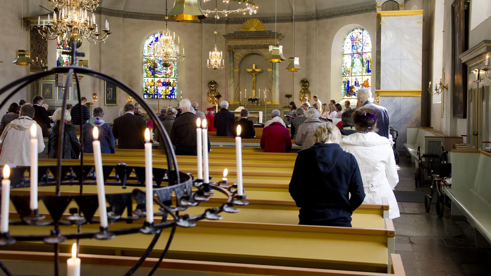 Högmässa i Varbergs kyrka