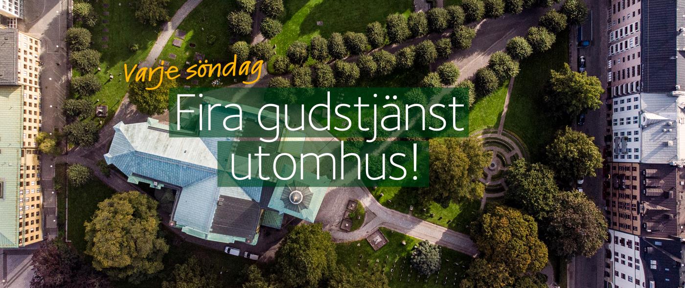 Välkommen till kyrkogården för gudstjänst och till andra sammankomster