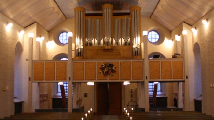 Interiör från Vist kyrka