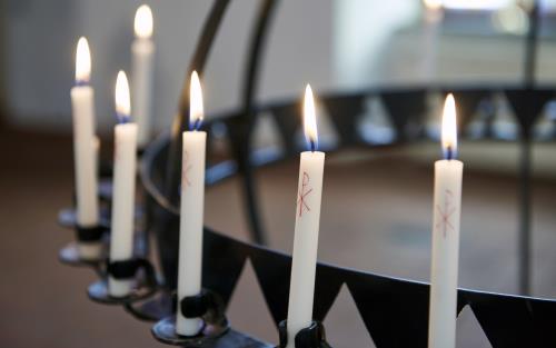 Ljusbäraren i Västra Frölunda kyrka