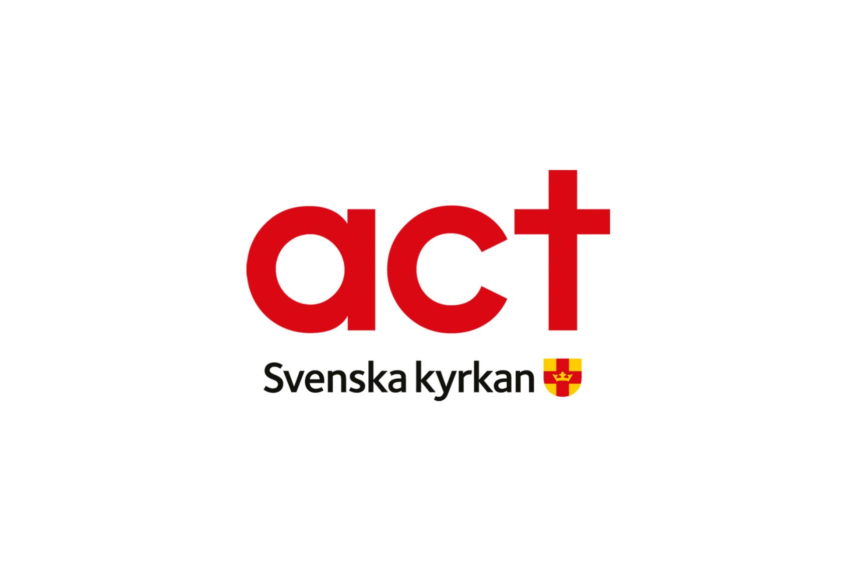 Act Svenska kyrkans logotyp mot vit bakgrund.
