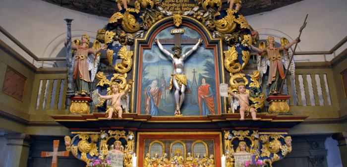 Altaret i Onsala kyrka
