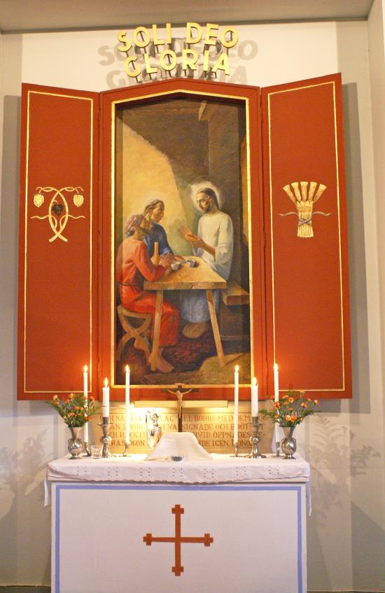 Altartavlan i Sibbhults kyrka